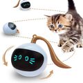 Tierball Interaktives Katzenspielzeug Ball,Automatisch Rollender Ball mit LED