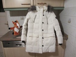 Steppjacke Damen Anorak Parka Only weiß Größe  L (Kapuze)  wie neu Wint. Überg.