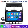Android 13 32G Autoradio DAB+ Carplay KAM+ Für VW TOUAREG 2003-10 GPS NAVI BT FM