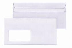 Briefumschläge DIN lang mit oder ohne Fenster Umschlag selbstklebend 110x220mm