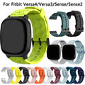Silikon Armband Für Fitbit Versa 3 / Versa 4 Sense / Sense 2 Sport Ersatz Band