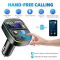 Bluetooth Car Adapter FM Transmitter USB AUX Radio Handsfree MP3 Player P3Q2