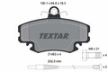 Textar 2146304 Bremsbelagsatz, Scheibenbremse für ALPINE DACIA LADA PEUGEOT