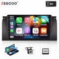 4+64G DAB+ Für BMW E39 E53 X5 5er 1999-2005 KAM Autoradio Android 14 Navi BT RDS