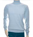 Herren-Rollkragenpullover aus Kaschmir und Merinowolle Pullover XL 314 grau