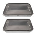 2 Pcs Aufbewahrungsbox Kühlschrank Mahlzeitenvorbereitungsbehälter