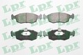 LPR Bremsbelagsatz, Scheibenbremse 05P785 passend für FIAT