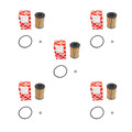 Ölfiltereinsatz Set Febi Bilstein für VW T6 CXH Golf7 2.0 TDI CRLB 47827 03N1155