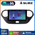 Android 14 CarPlay Autoradio Für Hyundai i10 2013-2019 GPS Navi BT 2+32G RDS SWC