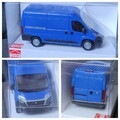 Fiat Ducato Kastenwagen , Blau neutral unbedruckt Modelljahr 2014 Busch 54603