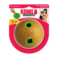 KONG Bamboo Feeder Ball M 13cm Snackball Futterball Vorbeugung vor Übergewicht