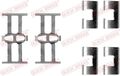 QUICK BRAKE (109-1118) Zubehörsatz Scheibenbremsbelag hinten für FIAT HONDA