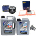 Motoröl Filter Set 10W-40 6 Liter + Ölablassschraube für Dacia Lodgy 1.5 dCi JS