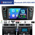 Für BMW 3er E90 E91 E92 E93 DAB+ Android 13 Carplay Autoradio GPS Navi WIFI KAM