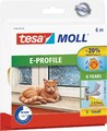 tesa Moll CLASSIC E Profil Gummidichtung weiß 9 mm x 6 m