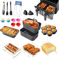 19tlg Heißluftfritteuse Airfryer Zubehör für Ninja AF400EU AF300EU 7.6L-9.5L
