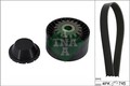 Keilrippenriemen Rippenriemen Satz für Renault Schaeffler INA 529040810 2007 -