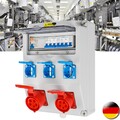 Baustromverteiler Wandverteiler Schuko CEE Steckdose Stromverteiler 230V 16A 32A