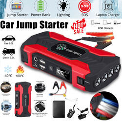 28000mAh Auto PKW KFZ Starthilfe Jump Starter Ladegerät Booster Power Bank 12V