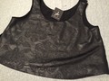 Sexy  Oversize  Top Schwarz Bauchfrei Blumenmuster Primark Gr.12/38 ✅NEU Blogger