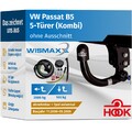 ANHÄNGERKUPPLUNG für VW Passat 3BG 00-05 vert. abnehmbar HOOK +7pol E-Satz ABE
