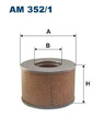 Luftfilter Filtereinsatz AM 352/1 FILTRON für TOYOTA LAND CRUISER 90