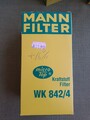 Kraftstofffilter MANN FILTER micro Top WK 842/4 für VW, Seat