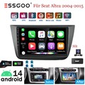 Android14 DAB+ 9" CarPlay Autoradio Für Seat Altea 2004-2015 GPS NAVI RDS Kamera