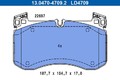 ATE CERAMIC BREMSBELÄGE VORNE passend für MERCEDES GLE GLS | 13.0470-4709.2