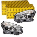 2x HELLA DE HALOGEN LED SCHEINWERFER passend für NISSAN QASHQAI LINKS+RECHTS