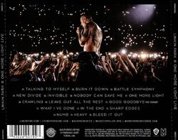 LINKIN PARK - ONE MORE LIGHT: LIVE * NEW CD