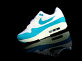 NIKE AIR MAX 1 Retro -Dusty Cactus- Damen Sneaker weiß/beige/türkis-blau Gr.38