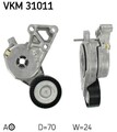 SKF Spannrolle, Keilrippenriemen VKM 31011 für AUDI SEAT SKODA VW