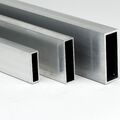 Aluminium Rechteckrohr 50x15x2mm Alu AlMgSi05 6060 Profil Hohlrohr Vierkantrohr