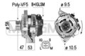 MESSMER Lichtmaschine Generator 130A 14V für Toyota Corolla 1.6 VVT-i 2.0 D-4D