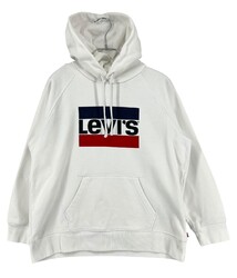 LEVI'S STRAUSS & CO Weißer Pullover Hoodie Herren Größe L
