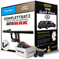 Für VW Golf Plus Typ 5M1,521 Anhängerkupplung abnehmbar +eSatz 13pol uni 09- AHK