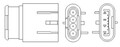 Magneti Marelli 466016355160 Lambdasonde für ALFA ROMEO  passend für FIAT 466016