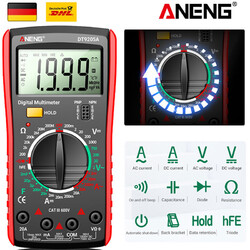 Digital Multimeter Voltmeter Strom Amperemeter Kapazität Profi Prüfer Messgerät