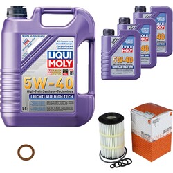 MAHLE Ölfilter 8 L LIQUI MOLY 5W-40 High Tech für Mercedes-Benz SLK S-Klasse