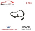 ABS SENSOR DREHZAHLFÜHLER PAAR VORNE HITACHI 131408 2PCS P FÜR FORD GALAXY I
