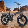 E-Mountainbike 20 Zoll Elektrofahrrad 48V 18AH E-Bike 25km/h Damen Fat eBike MTB