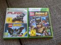 Microsoft Xbox 360 Lego Batman 2 DC Super Heroes + Batman The Videogame 1 + Pure