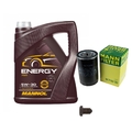 MANN-FILTER Ölfilter 5 L MANNOL Energy 5W-30 für VW Audi Golf V 1K1 5M1 521