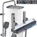 LED Duschset Regendusche Duschsystem Duscharmatur Kopf Handbrause Mischbatterie