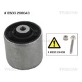 Lagerung, Lenker TRISCAN 8500 298043 für AUDI, Vorderachse, Vorderachse unten
