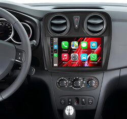 Für Renault Dacia Logan Sandero Android 13 Autoradio GPS Navi CarPlay WIFI 2+32G