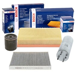 BOSCH FILTER INSPEKTIONSPAKET passend für 2.0 TDI BiTDI T5 T6 BUS MULTIVAN 180PS