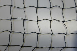 Katzenschutznetz Meterware Breite 3 m schwarz Katzennetz Balkonnetz  Masche: 5 cm - Fadenstärke: 1,2 mm  quadratische Masche