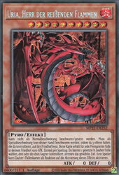 YuGiOh Uria, Lord of Searing Flames MP21-US252 Secret Rare NM 1st